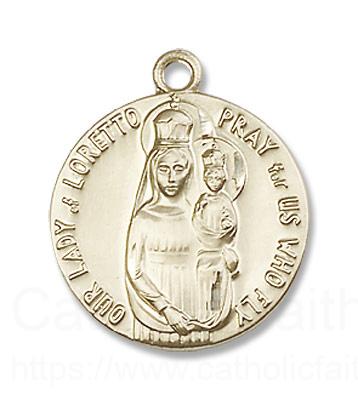 Our Lady of Loretto Pray For Us Who Fly Medal