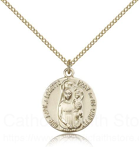 Our Lady of Loretto Pray For Us Who Fly Medal