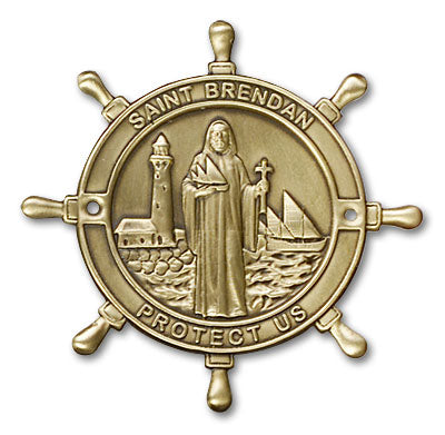 St. Brendan Boat Plaque