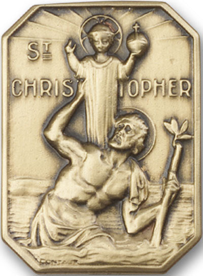 St. Christopher Visor Clip