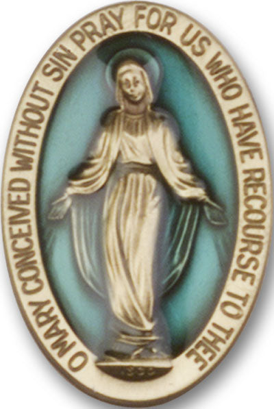 Miraculous Medal Visor Clip