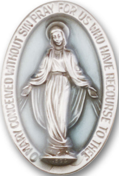Miraculous Medal Visor Clip