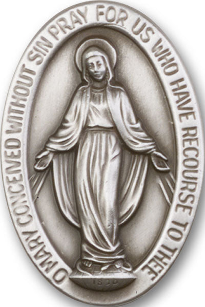 Miraculous Medal Visor Clip