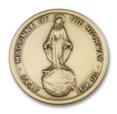 Our Lady of the Highway Visor Clip