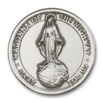 Our Lady of the Highway Visor Clip