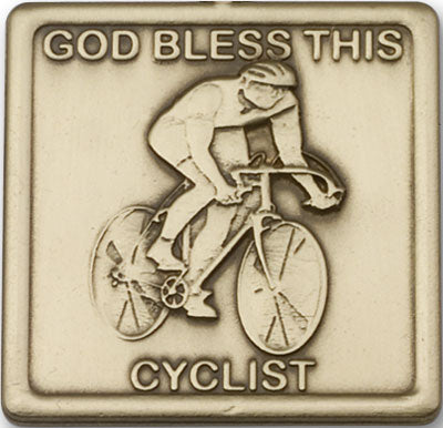 God Bless This Cyclist Visor Clip