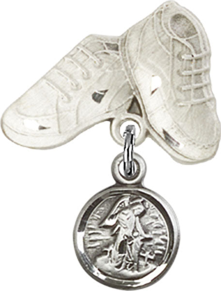Guardian Angel Charm and Baby Boots Pin
