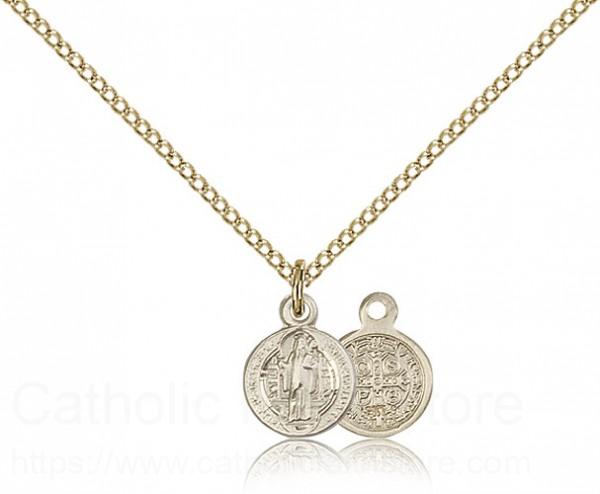 Petite Round St. Benedict Medal