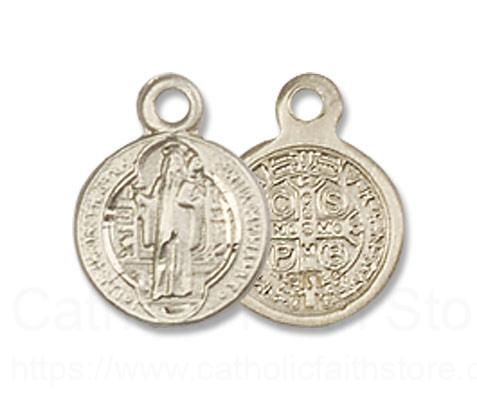 Petite Round St. Benedict Medal