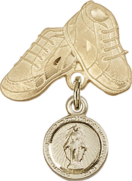 Miraculous Charm and Baby Boots Pin