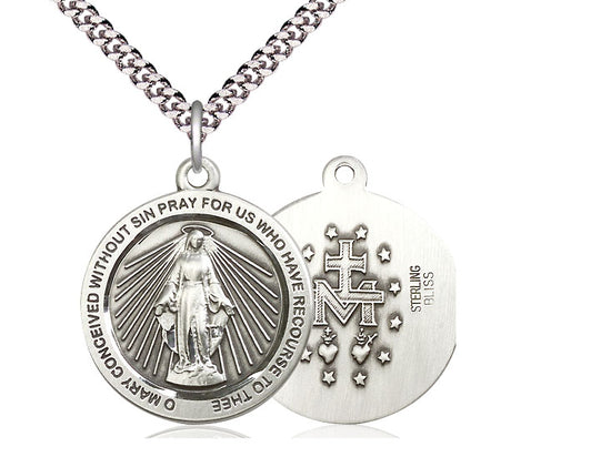 Rays of Light Miraculous Medal Necklace