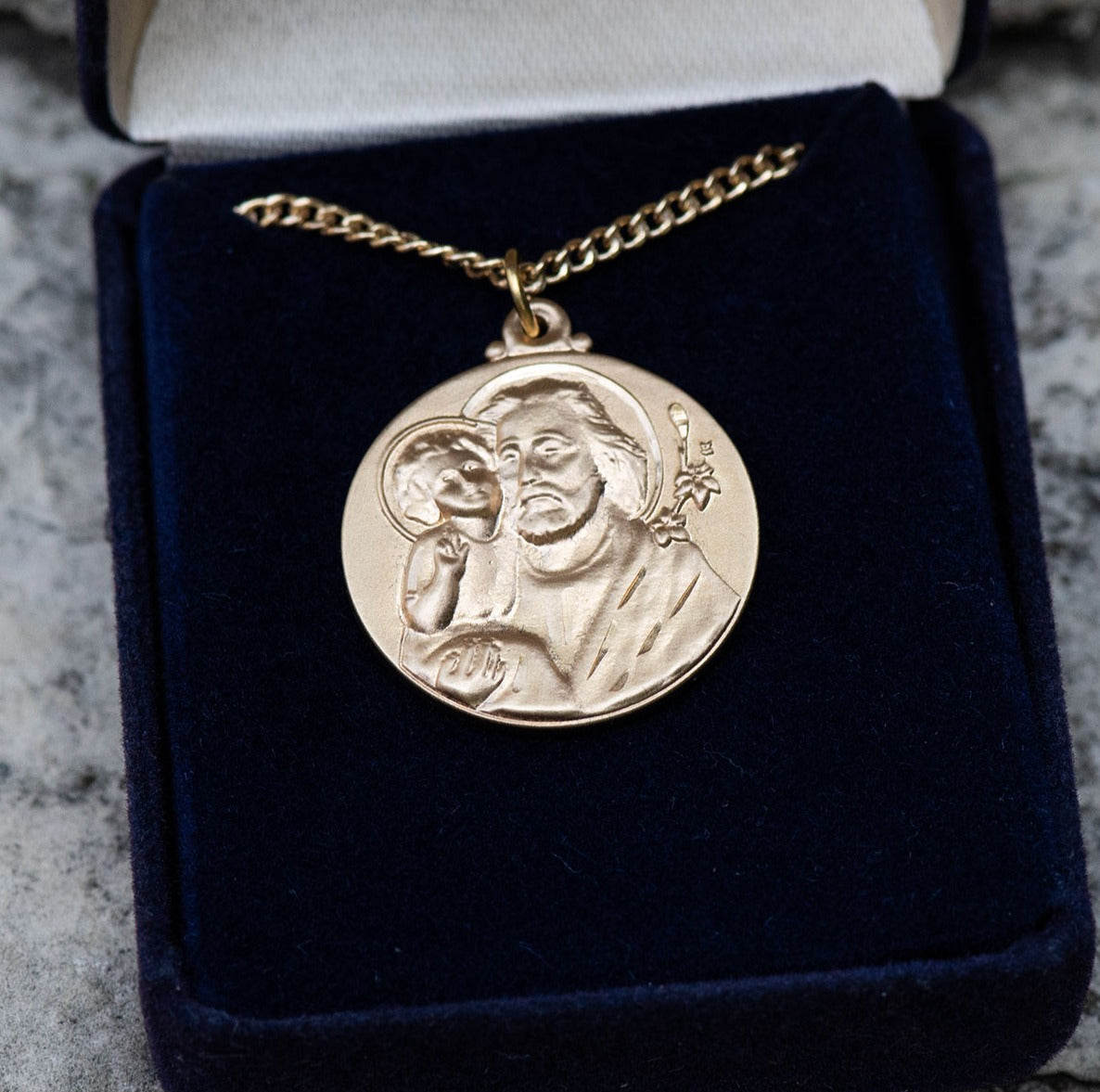 St. Joseph Medal with High Relief for Men