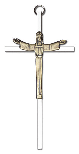 Contemporary Risen Christ Wall Crucifix 6"