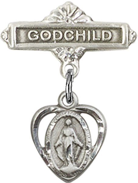 Miraculous Charm and Godchild Badge Pin