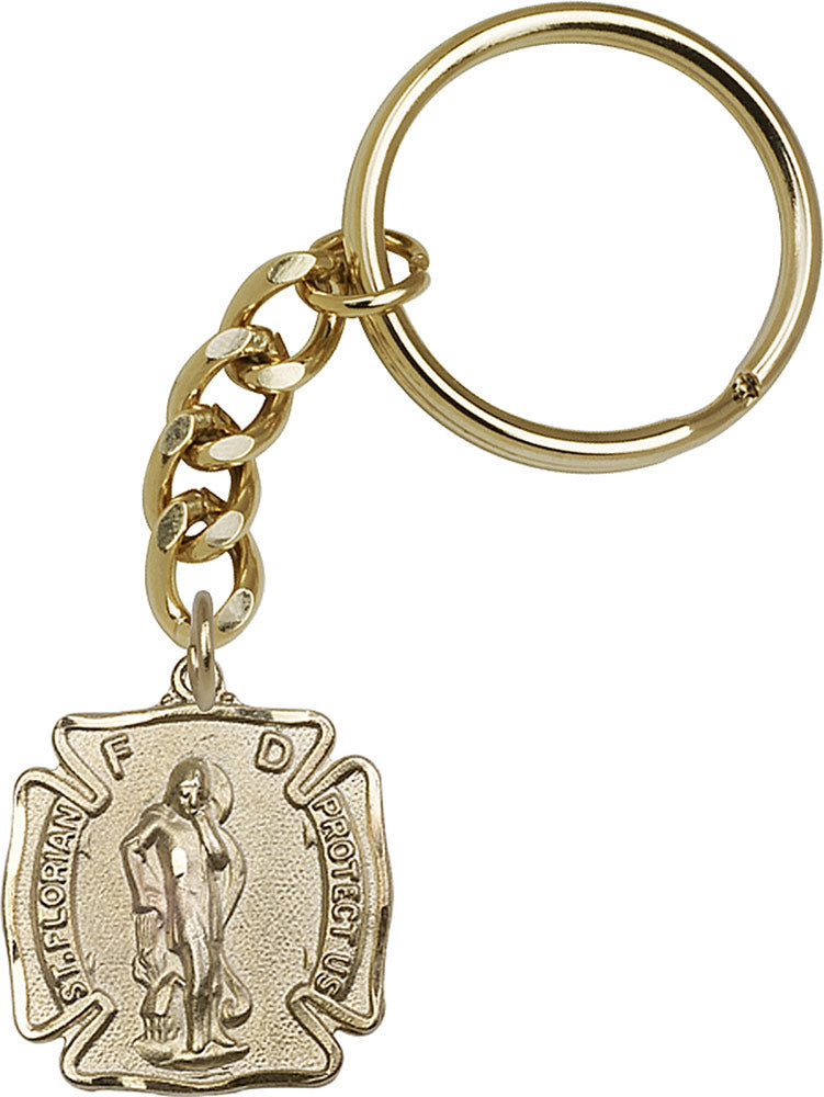 St. Florian Shield Keychain