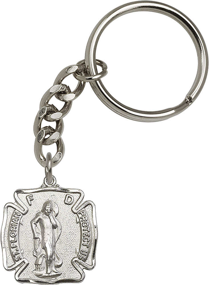 St. Florian Shield Keychain