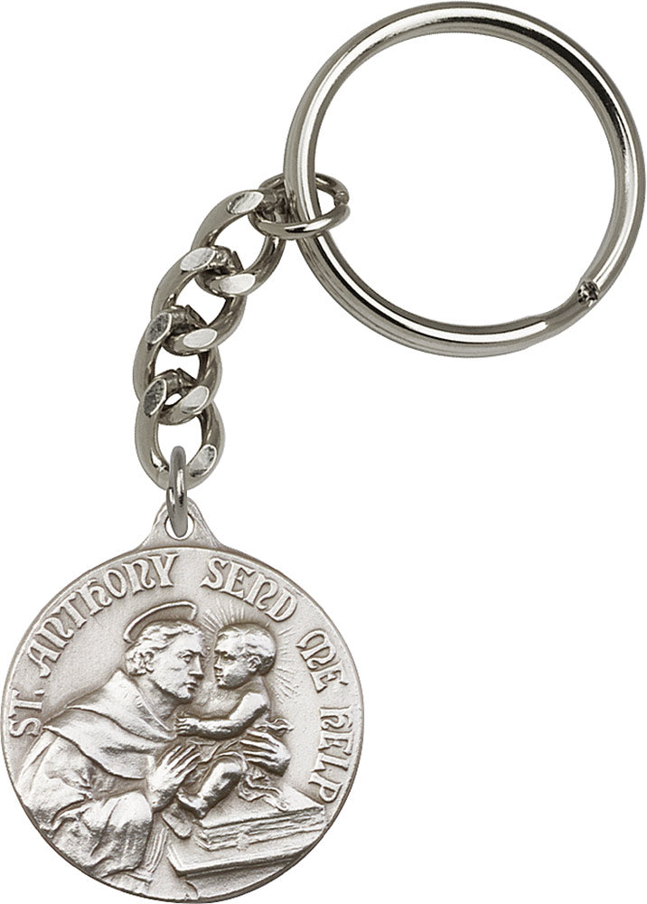 Round St. Anthony Keychain