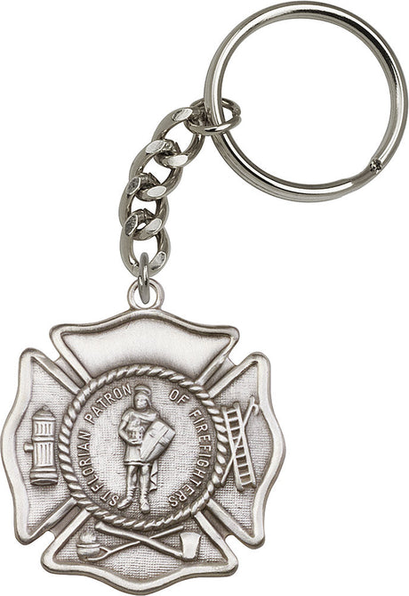 St. Florian Patron Saint of Firefighters Keychain