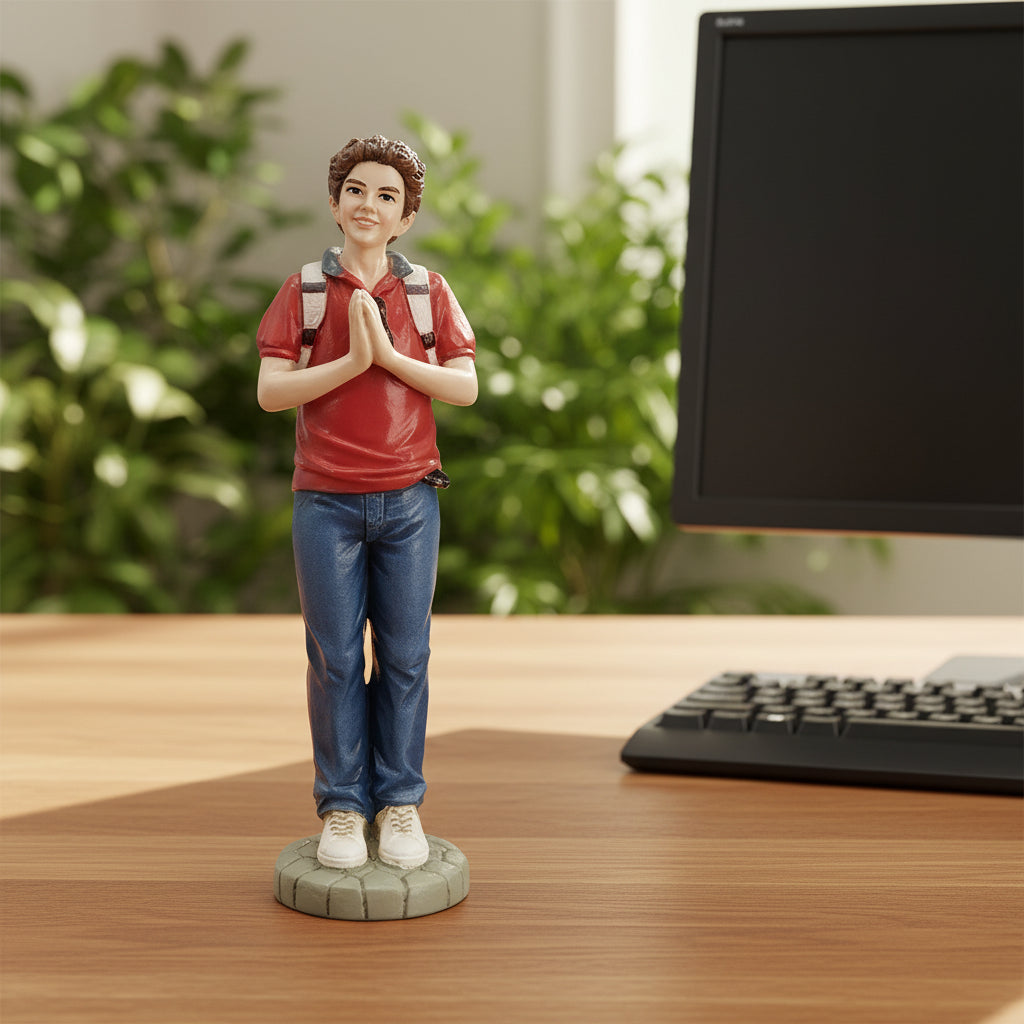 6.25" Carlo Acutis Statue – Youth Saint Figure