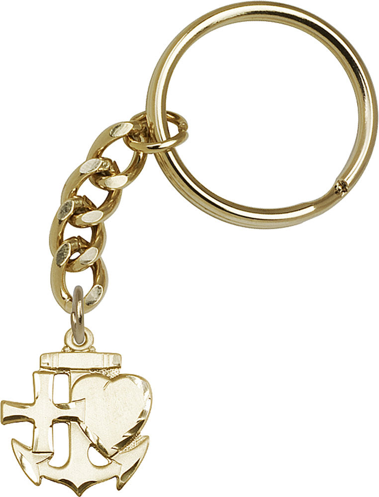 Faith, Hope & Charity Keychain