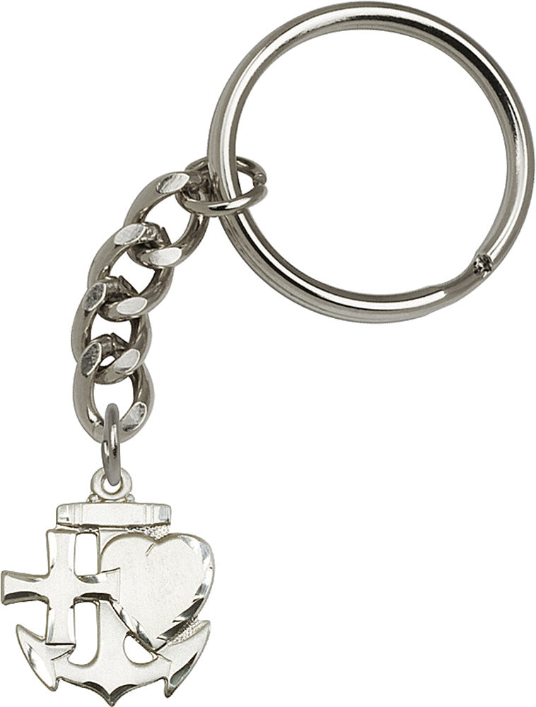 Faith, Hope & Charity Keychain