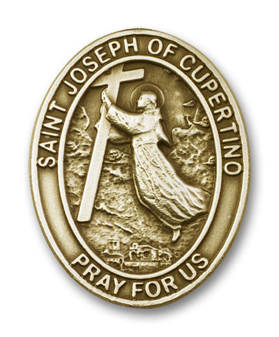 St. Joseph of Cupertino Oval Shaped Visor Clip