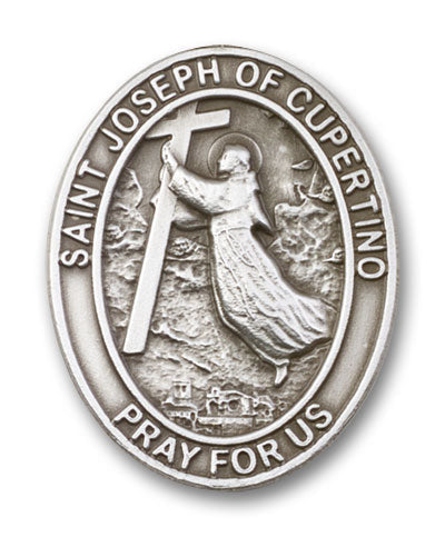 St. Joseph of Cupertino Oval Shaped Visor Clip