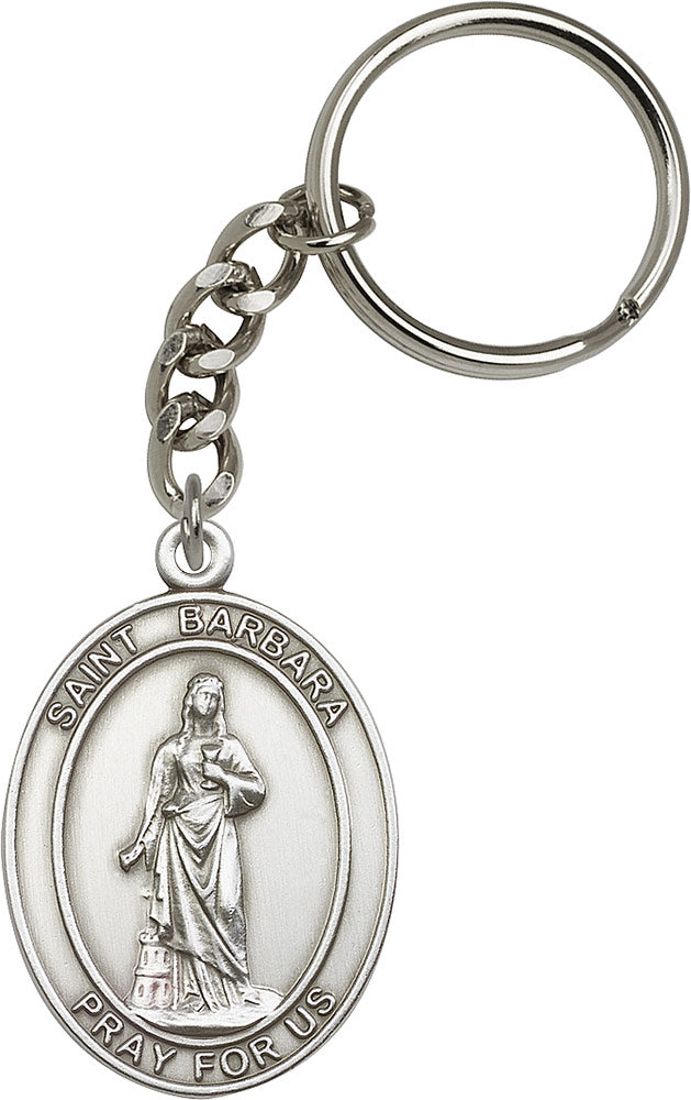 St. Barbara Keychain