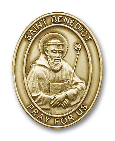 St. Benedict Visor Clip