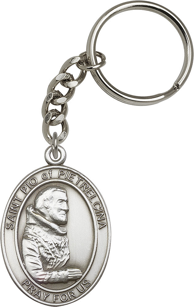 St. Pio of Pietrelcina Keychain