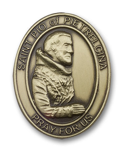 St. Pio of Pietrelcina Visor Clip