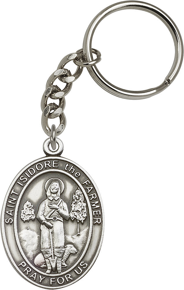 St. Isidore the Farmer Keychain