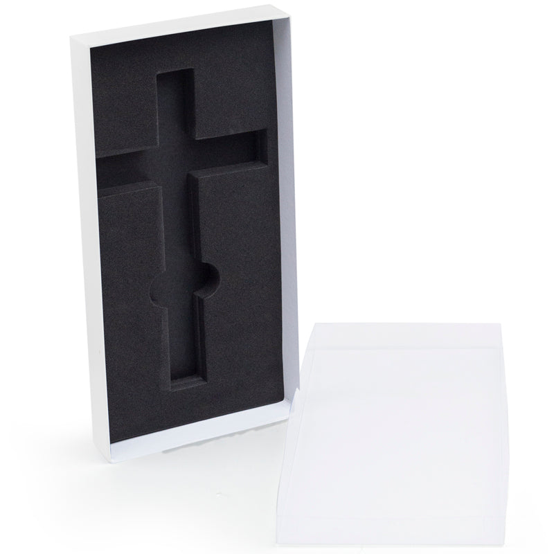 Wedding Cross - 7 1/2 inch Oak & Metal