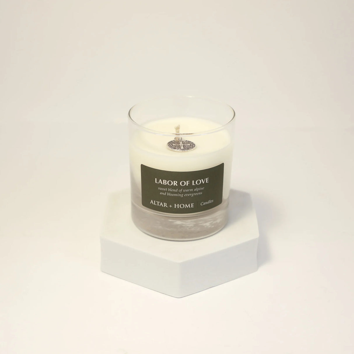 Labor of Love Scented Candle – Alpine Blossom | 5.5 oz Coconut Soy Wax | Made in USA