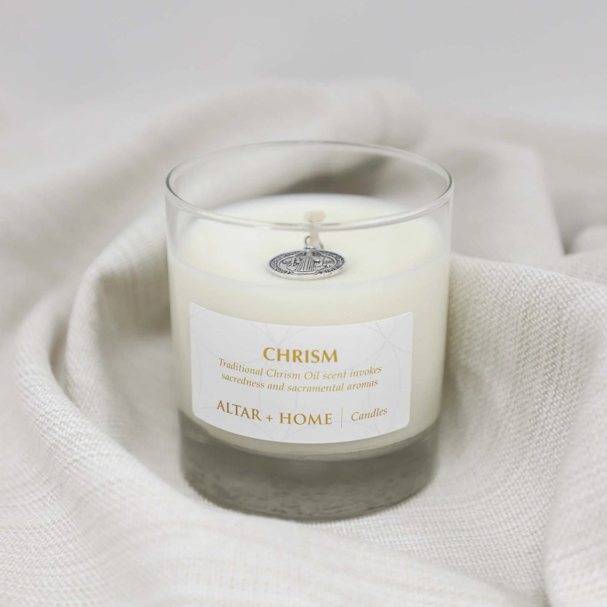 Chrism Scented Candle – Sacred Chrism Oil Fragrance | 5.5 oz Coconut Soy Wax | Made in USA