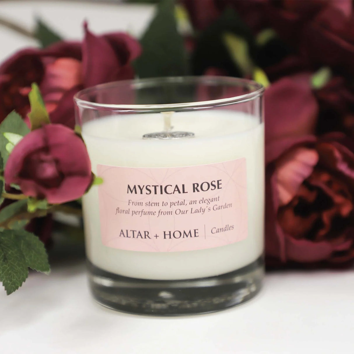 Mystical Rose Scented Candle – Rose Floral | 5.5 oz Coconut Soy Wax | Made in USA