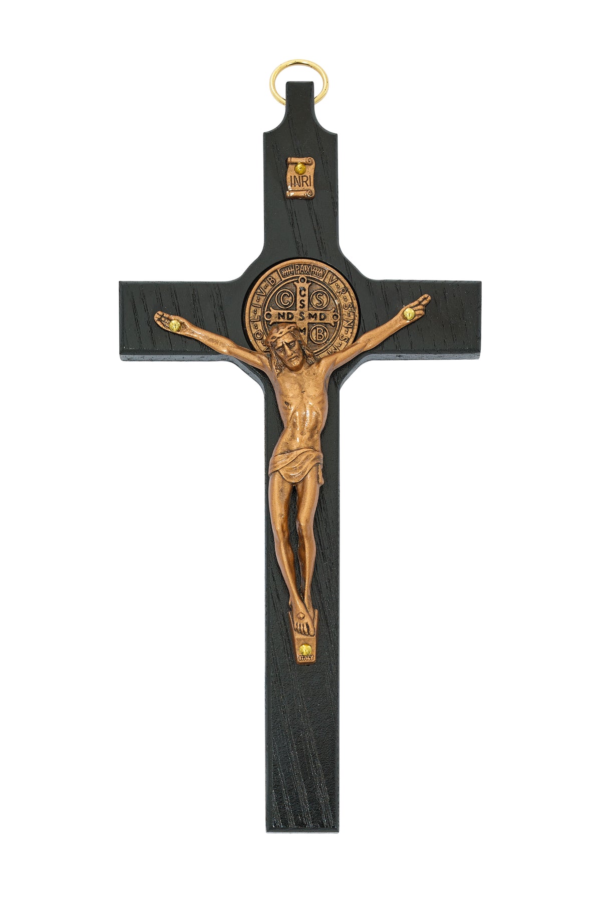 Black St. Benedict Wall Crucifix