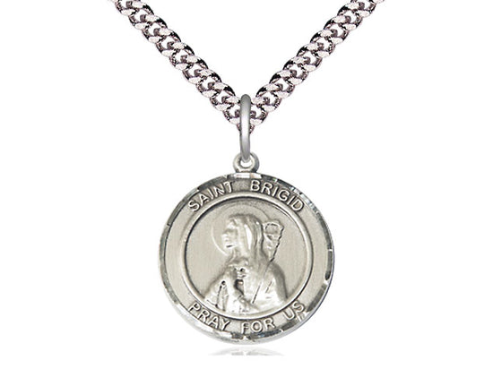 St. Brigid of Ireland Round Medal