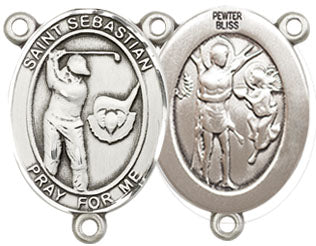 St Sebastian Golf Rosary Centerpiece