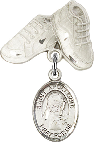 St. Apollonia Charm and Baby Boots Pin