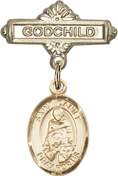 St. Daniel Charm and Godchild Badge Pin