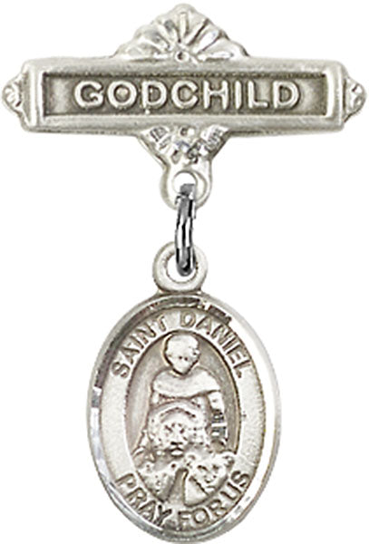 St. Daniel Charm and Godchild Badge Pin