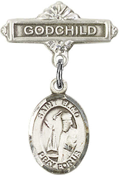 St. Elmo Charm and Godchild Badge Pin