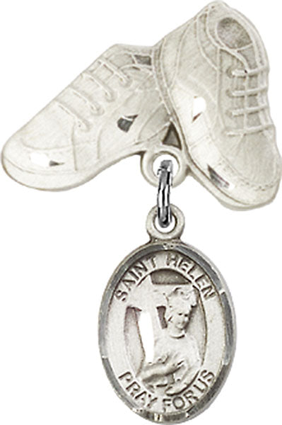 St. Helen Charm and Baby Boots Pin