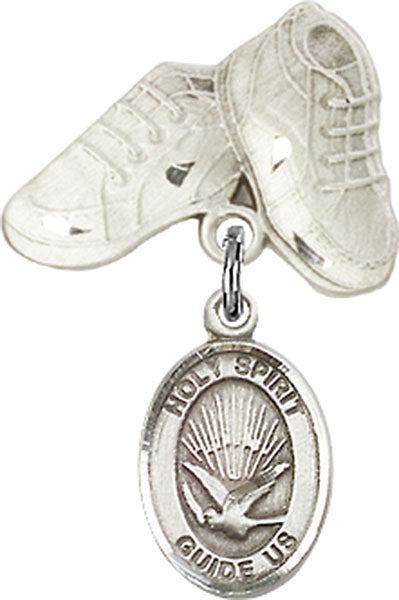 Holy Spirit Charm and Baby Boots Pin
