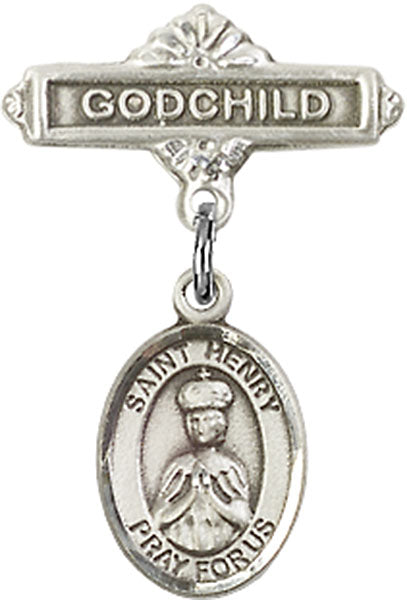 St. Henry II Charm and Godchild Badge Pin
