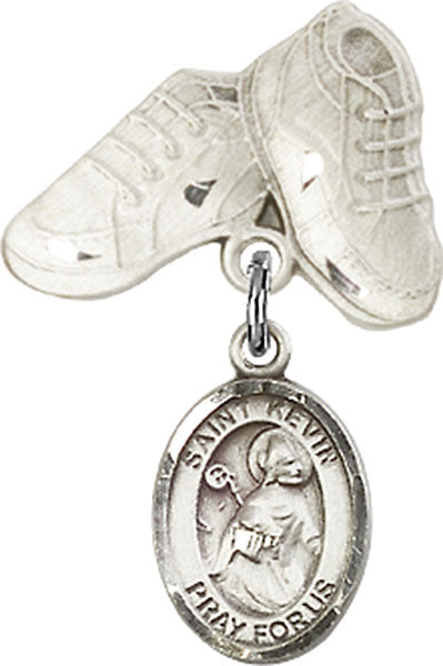 St. Kevin Charm and Baby Boots Pin
