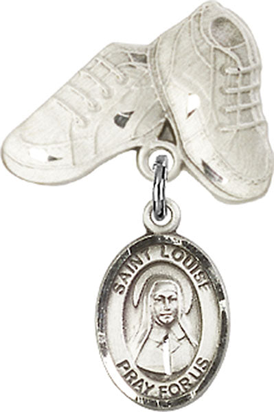 St. Louise de Marillac Charm and Baby Boots Pin