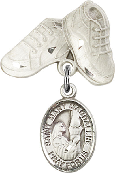 St. Mary Magdalene Charm and Baby Boots Pin