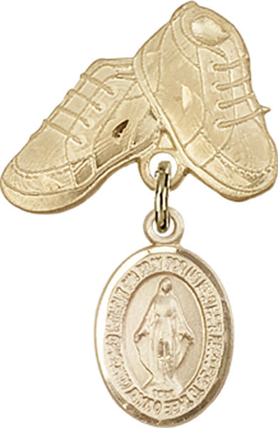 Miraculous Charm and Baby Boots Pin